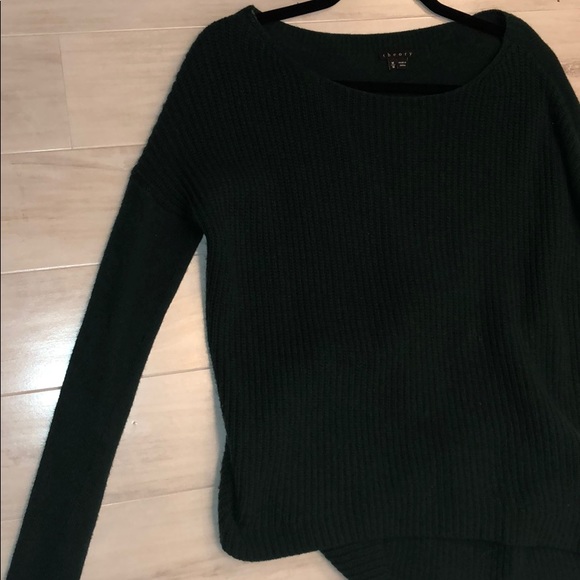 Theory Emerald Long Sleeve Wool Sweater - Picture 7 of 7
